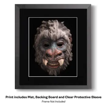 Bigfoot Mask 11 - Mask Art Prints - 8"x10" Artwork