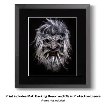 Bigfoot Mask 11 - Mask Art Prints - 8"x10" Artwork