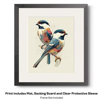 Magical Great Blue Heron 2  Art Print - 8"x10" Artwork