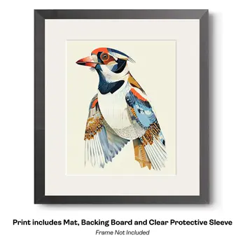Magical Great Blue Heron 2  Art Print - 8"x10" Artwork