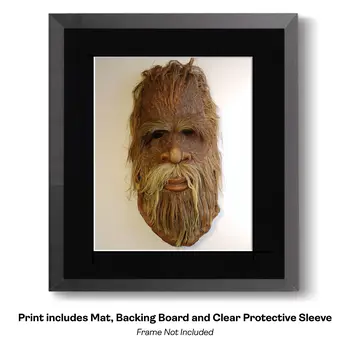 Bigfoot Mask 11 - Mask Art Prints - 8"x10" Artwork