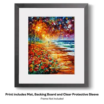 Impressionism Sandy Path to Favorite Beach : Impressionism 8”x10” Art Print