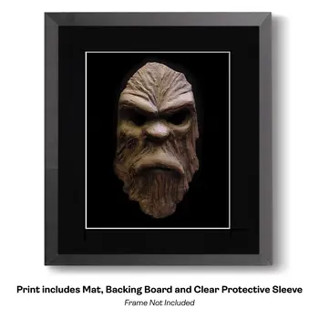 Bigfoot Mask 11 - Mask Art Prints - 8"x10" Artwork