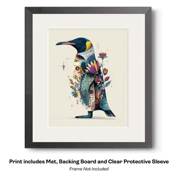 Magical Great Blue Heron 2  Art Print - 8"x10" Artwork