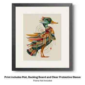 Magical Great Blue Heron 2  Art Print - 8"x10" Artwork