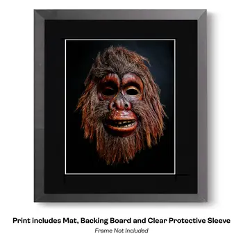Bigfoot Mask 11 - Mask Art Prints - 8"x10" Artwork
