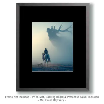 Elk Spirit Art Print - 8"x10" Artwork