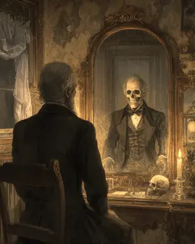 Morbid Reflection Art Print - 8"x10" Artwork