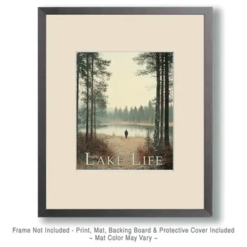 Magical Morning - Lake Life Art Print - 8"x10" Artwork