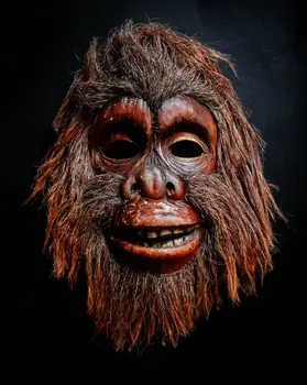 Bigfoot Mask 10 - Mask Art Prints - 8"x10" Artwork