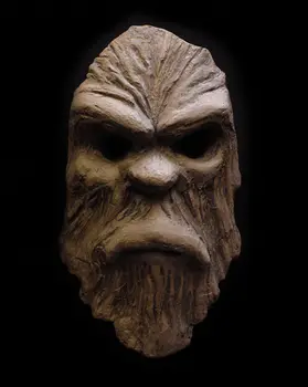 Bigfoot Mask 6 - Mask Art Prints - 8"x10" Artwork
