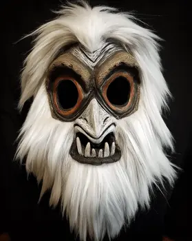 Bigfoot Yeti Mask 3 - Mask Art Prints - 8"x10" Artwork