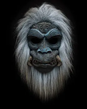Bigfoot Yeti Mask 4 - Mask Art Prints - 8"x10" Artwork