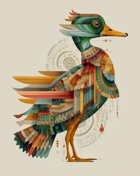 Magical Mallard 1 Art Print - 8"x10" Artwork