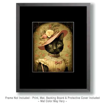 Miss Margaret Cat Western Art Print - 8"x10" Artwork