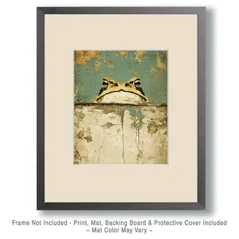 Toad Vintage Wildlife Art Prints - 8"x10" Artwork