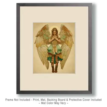 Young Northern Angel - Angelic Art Print - 8"x10" Artwork