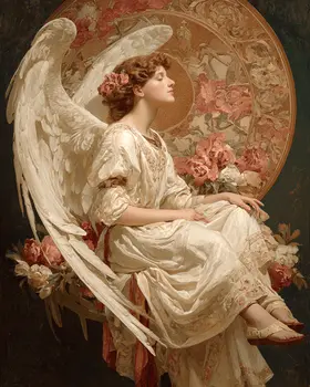 Angel Rose - Angelic Art Print - 8"x10" Artwork