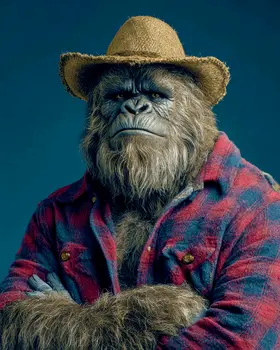 Bigfoot Hank Art Print - 8"x10" Artwork