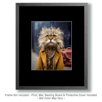 Long Haul Mack - Hobo, Vagabond & Wanderer Cat Series Art Print - 8"x10" Artwork