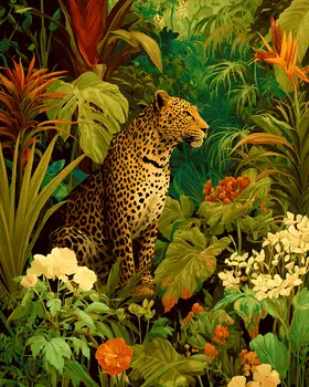 Jungle Cheetah Big Cats Art Print - 8"x10" Artwork