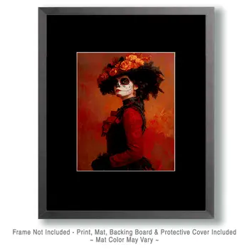 Senorita Diedre Día de Muertos Art Print - 8"x10" Artwork