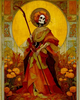 Noble Don Diego Día de Muertos Art Print - 8"x10" Artwork