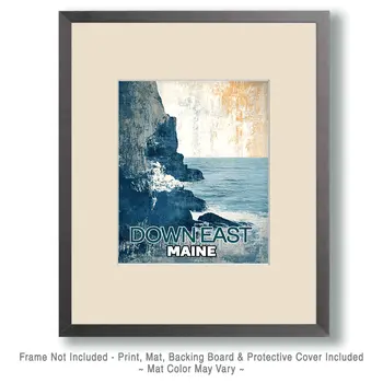 Down East Maine Coast - Wholesale Maine Art Print - 8"x10" Artwork