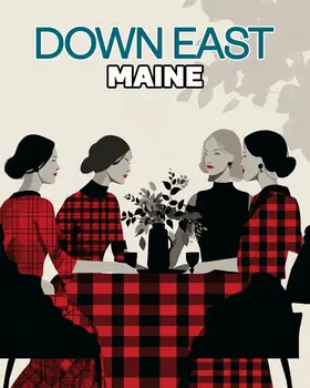 Down East Maine Plaid Attire - Wholesale Maine Art Print - 8"x10" Artwork