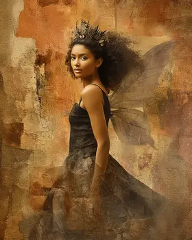 Young Fairy - Fairies Art Print - 8"x10" Artwork