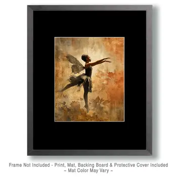 Dancing Fairy - Fairies Art Print - 8"x10" Artwork