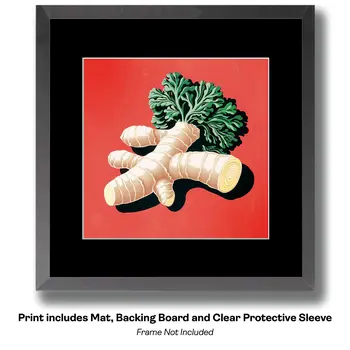 Rosemary Sprig 8”x8” Herbs and Spices, Culinary Art Print Collection