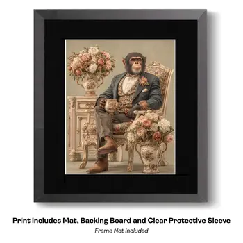 Siamese Cat and China Still Life art print: Too Much is Never Enough