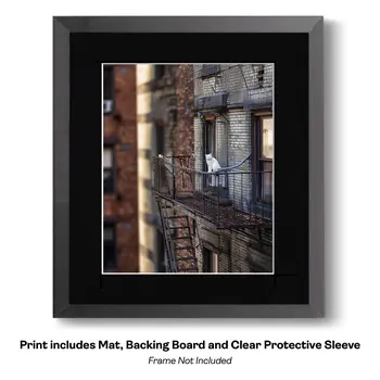 The Big Apple - NYC Purple Umbrella art print – 8″x10″ Artwork for 11″x14″ Frame