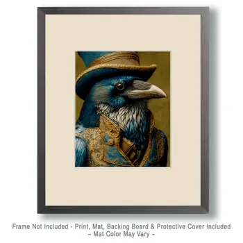 Sir Roger Raven Art Print - 8"x10" Artwork