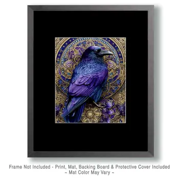 Celestial Raven Art Print - 8"x10" Artwork