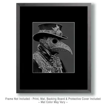 Plague Raven Mask Art Print - 8"x10" Artwork