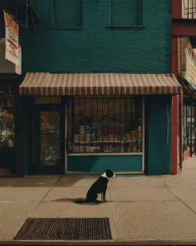 The Big Apple - NYC Bodega Dog art print – 8″x10″ Artwork for 11″x14″ Frame