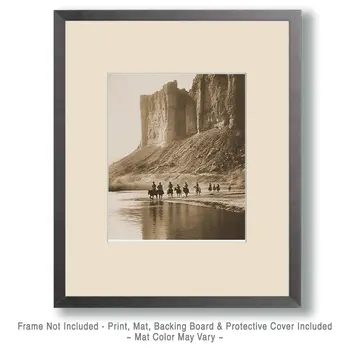 Cowboys Long Ride Home American West Art Print - 8"x10" Artwork