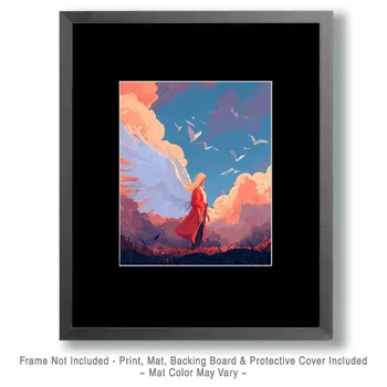 Brilliant Angel - Angelic Art Print - 8"x10" Artwork