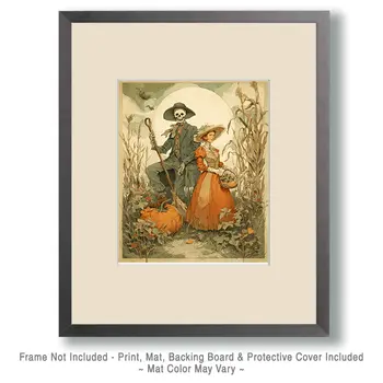 The Late Mr Monroe Halloween Art Print - 8"x10" Artwork