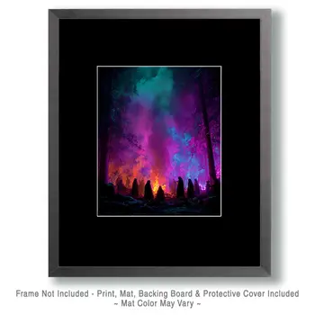 Witch Coven Power Halloween Art Print - 8"x10" Artwork