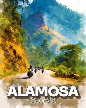 Bikers Colorado Name Drop Art Print - 8"x10" Artwork