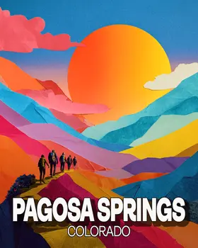 Long Hike Colorado Name Drop Art Print - 8"x10" Artwork