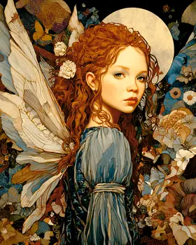 Upper Peninsula Fairy - Fairies Art Print - 8"x10" Artwork