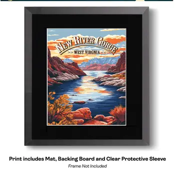 Pikes Peak Shadow Script Name Drop Art Print - 8"x10" Artwork for 11"x14" Frame