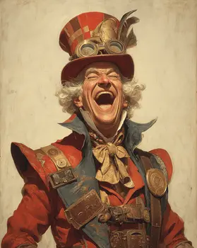 Distinguished Mad Hatter art print - 8"x10" Artwork for 11"x14" Frame