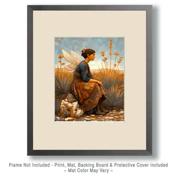 Longing Fairy - Fairies Art Print - 8"x10" Artwork