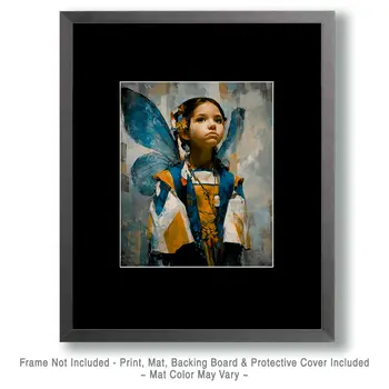 Young Highland Fairy - Fairies Art Print - 8"x10" Artwork