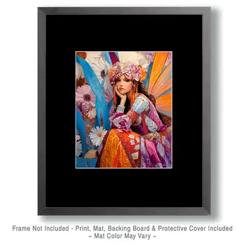 West Coast Daisy Fairy - Fairies Art Print - 8"x10" Artwork